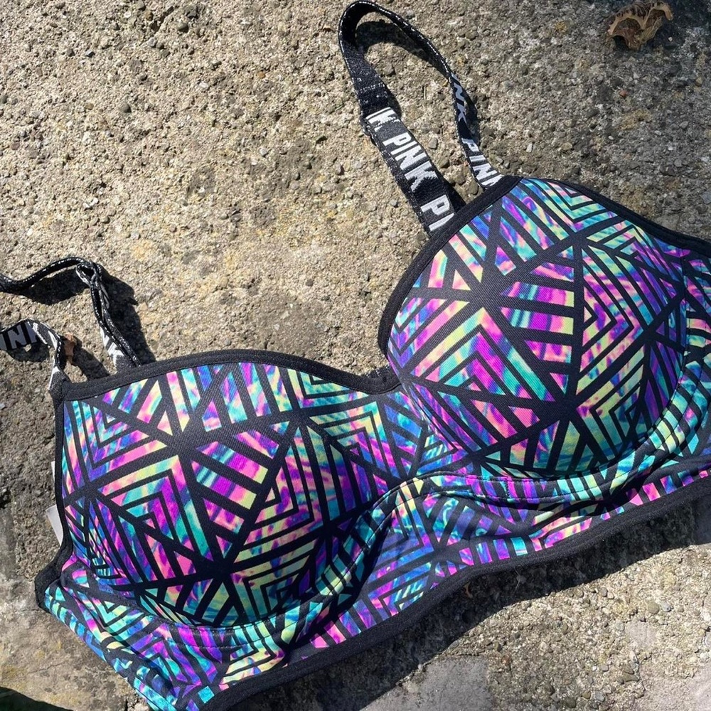 Pink by Victoria’s Secret Cage-Back Bralette